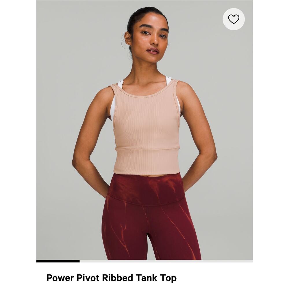 power pivot lululemon tank